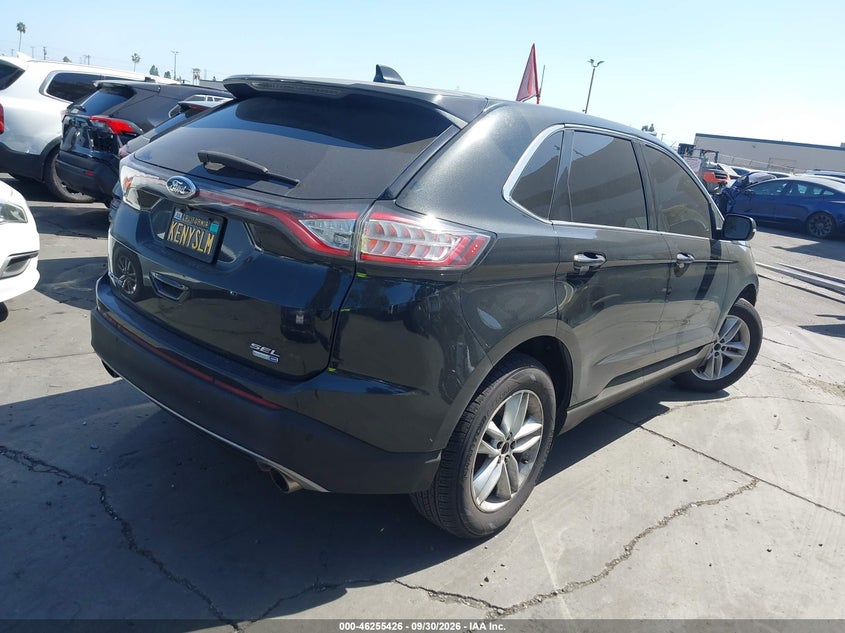 Vin: 2fmtk4j91fbc30760, lot: 46755452, ford edge sel 20154