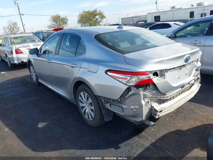 Vin: 4t1c31ak4lu534329, lot: 46755459, toyota camry le hybrid 20203