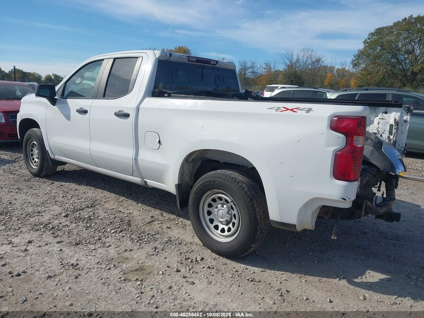 Vin: 1gcryaef9mz338372, lot: 46755478, chevrolet silverado 1500 4wd  standard bed wt 20213