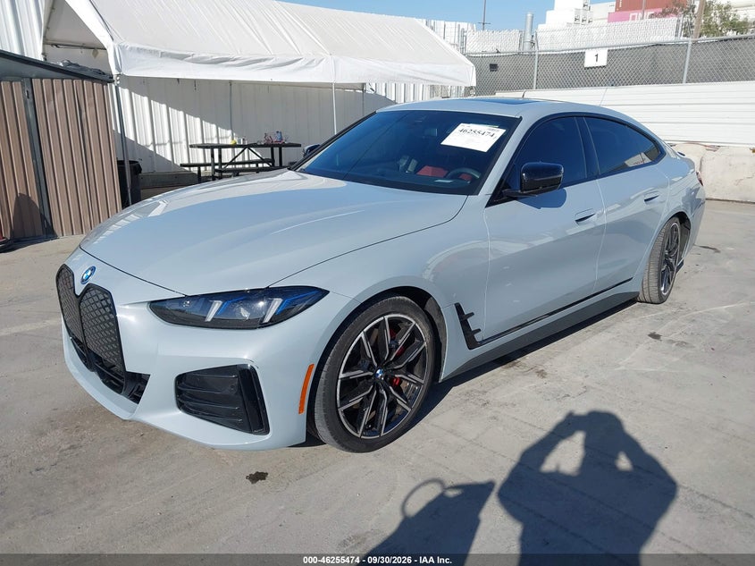 Vin: wby23hd09sfu62726, lot: 46755500, bmw i4 gran coupe edrive40 20252