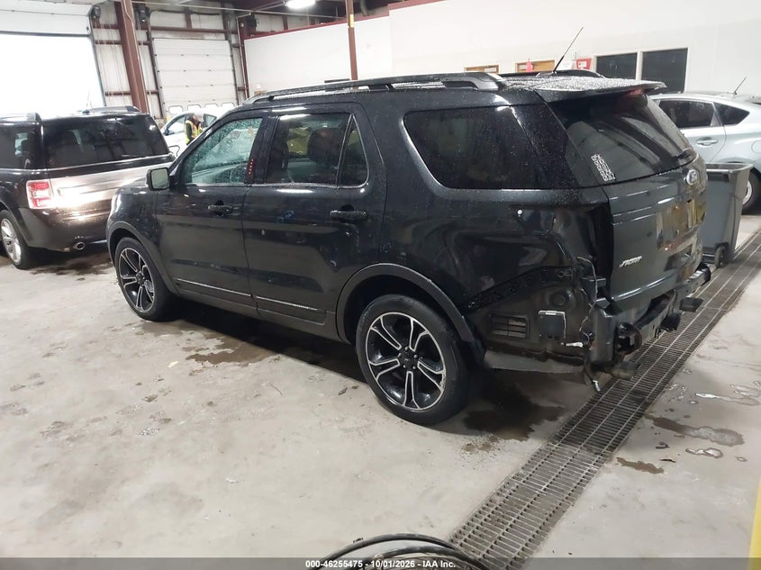 Vin: 1fm5k8gt3fga07938, lot: 46755501, ford explorer sport 20153