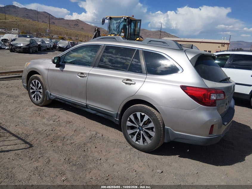 Vin: 4s4bsancxg3350090, lot: 46755521, subaru outback 2.5i limited 20163