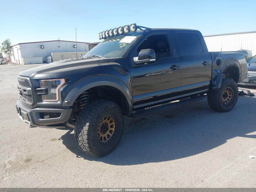 Vin: 1ftfw1rg3kfc83623, lot: 46755553, ford f-150 raptor 20192