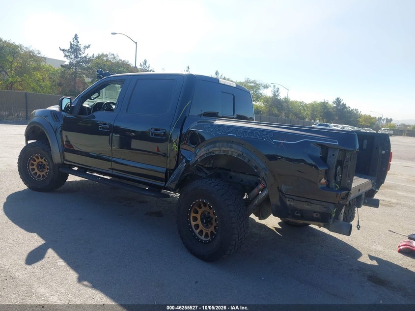 Vin: 1ftfw1rg3kfc83623, lot: 46755553, ford f-150 raptor 20193