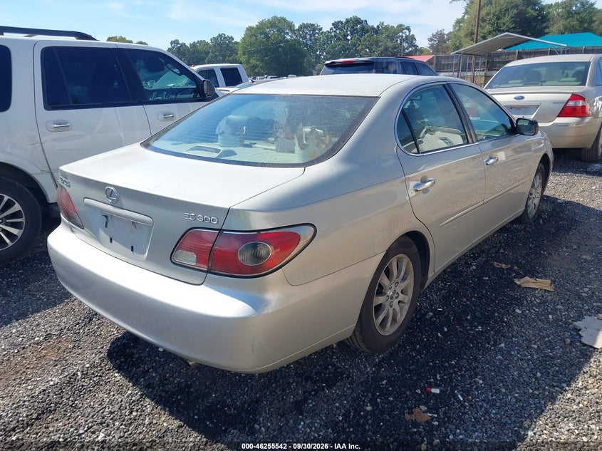 LEXUS ES 300 2003 VIN JTHBF30G235040172