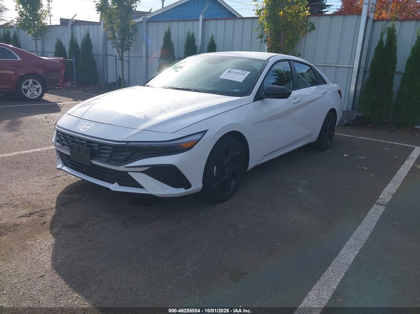 2026 Hyundai Elantra Sel Sport, Normal Wear & Tear, IAAI, VIN KMHLM4DG2TU210690 — photo 2