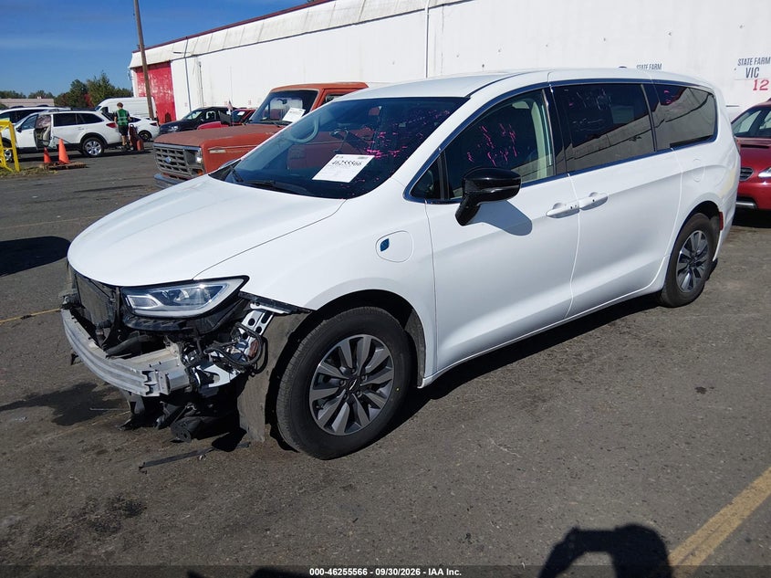 Vin: 2c4rc1s7xrr156628, lot: 46755592, chrysler pacifica hybrid select 20242