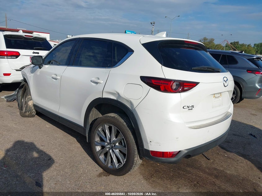Vin: jm3kfbay8m0418438, lot: 46755609, mazda cx-5 grand touring reserve 20213