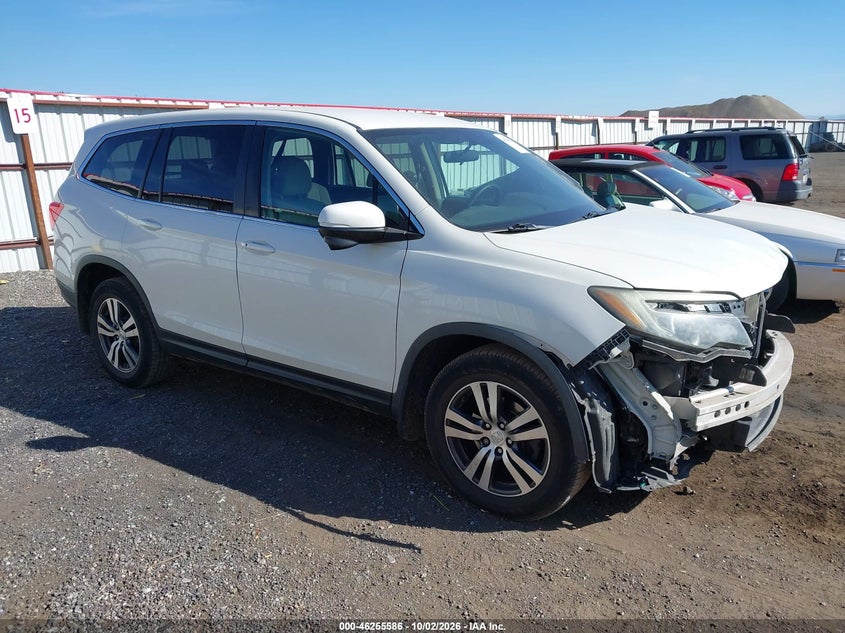 Vin: 5fnyf5h31hb035317, lot: 46755612, honda pilot ex 2017 img_1