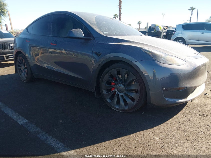 Vin: 7saygdef5pf762130, lot: 46755622, tesla model y performance dual motor all-wheel drive 2023 img_1