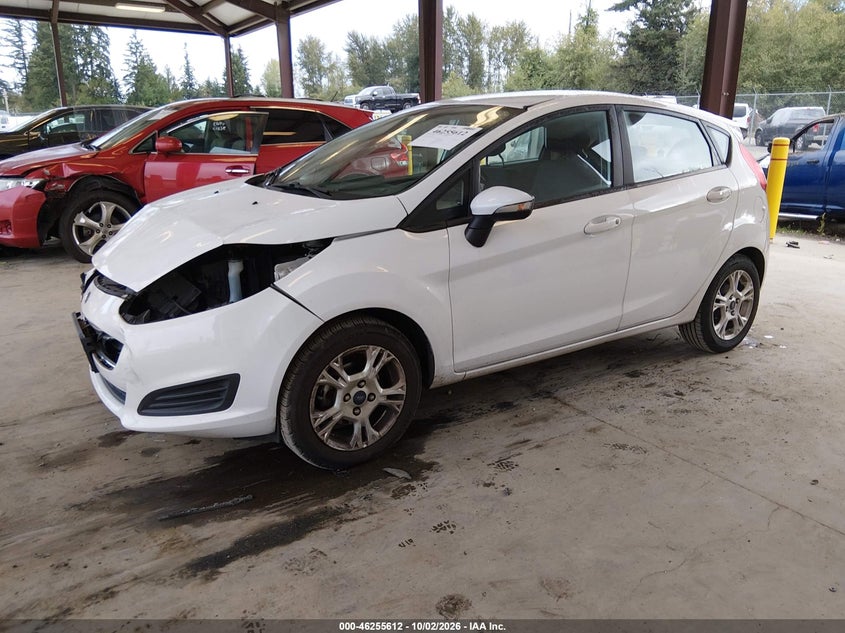 2016 Ford Fiesta Se, Удар спереди, IAAI, VIN 3FADP4EJ1GM167728 — фото 2