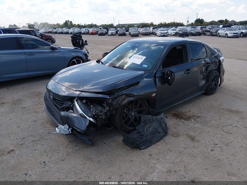 Vin: 2hgfe2f5xph511524, lot: 46755684, honda civic sport 20232