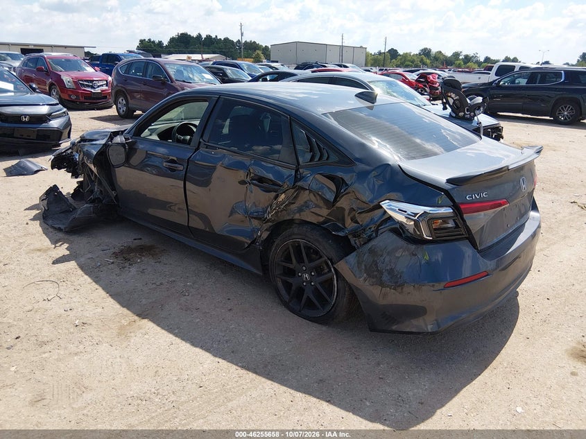 Vin: 2hgfe2f5xph511524, lot: 46755684, honda civic sport 20233