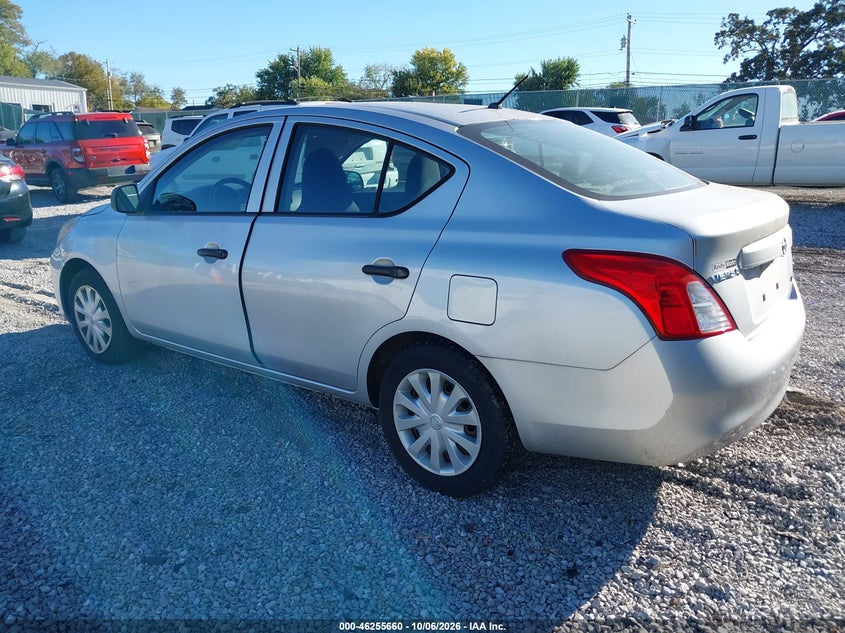 Vin: 3n1cn7ap7cl802770, lot: 46755686, nissan versa 1.6 s 20123