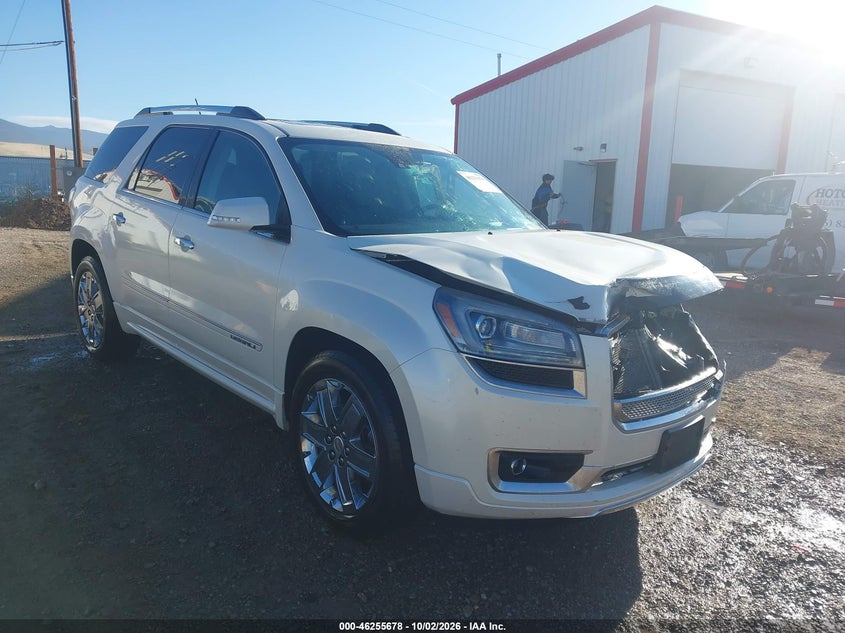 Vin: 1gkkvtkd3fj100385, lot: 46755704, gmc acadia denali 20151