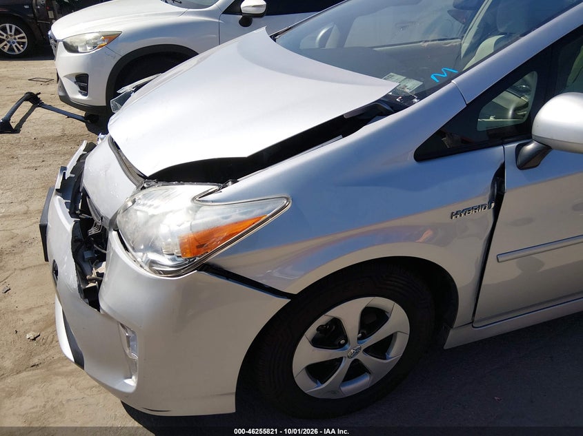 TOYOTA PRIUS 2012 VIN JTDKN3DUXC5476756