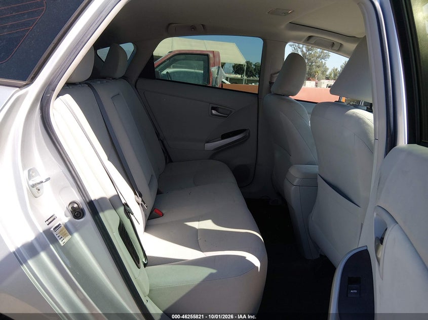 TOYOTA PRIUS 2012 VIN JTDKN3DUXC5476756