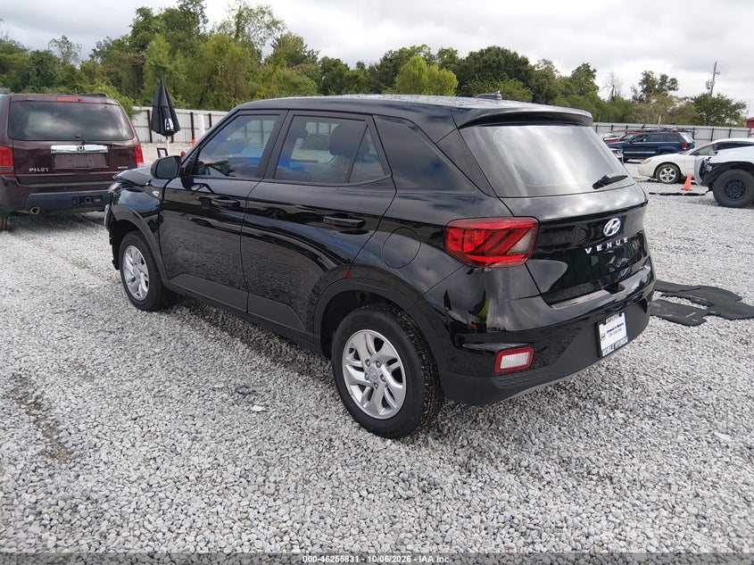 Vin: kmhrb8a30tu480946, lot: 46755857, hyundai venue se 20263