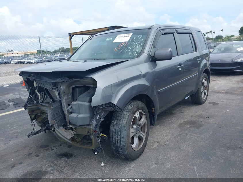 Vin: 5fnyf3h38fb034750, lot: 46755887, honda pilot se 20152