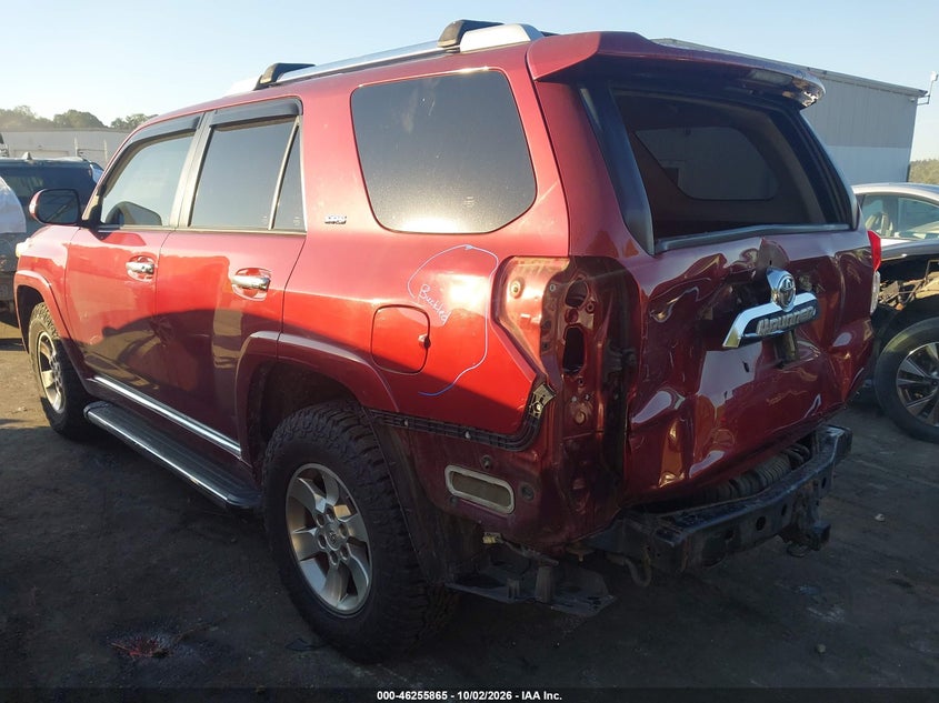 Vin: jtebu5jr3c5102337, lot: 46755891, toyota 4runner sr5 20123