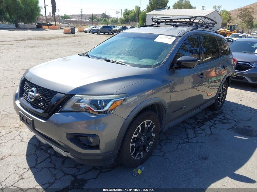 2019 Nissan Pathfinder Sl, Удар сзади, IAAI, VIN 5N1DR2MM8KC643872 — фото 2