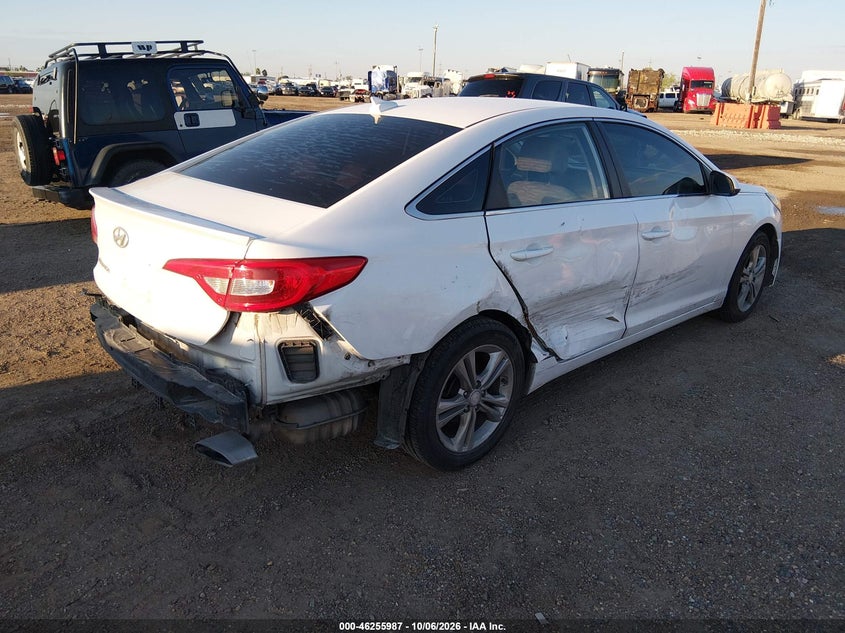 Vin: 5npe24af1hh534844, lot: 46756056, hyundai sonata 20174