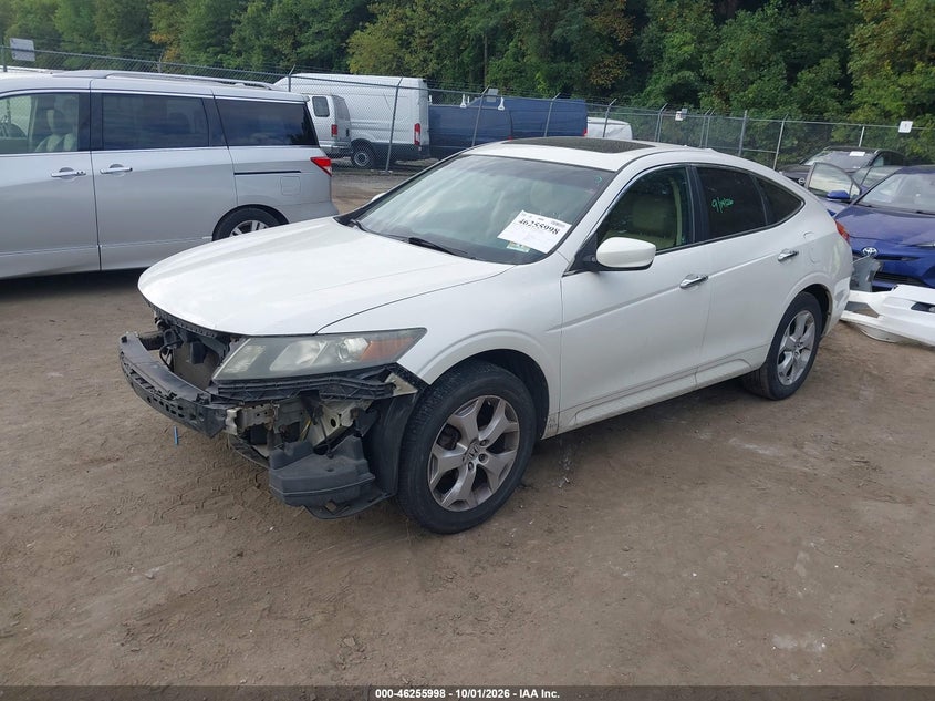 2010 Honda Accord Crosstour Ex-L, Удар спереди, IAAI, VIN 5J6TF2H51AL017018 — фото 2