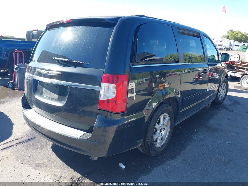 Vin: 2a4rr5dg9br687595, lot: 46756132, chrysler town & country touring 20114