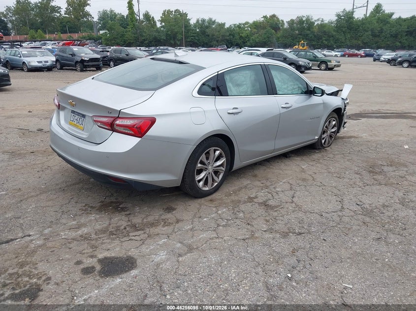 Vin: 1g1zd5st3mf010890, lot: 46756167, chevrolet malibu fwd lt 20214