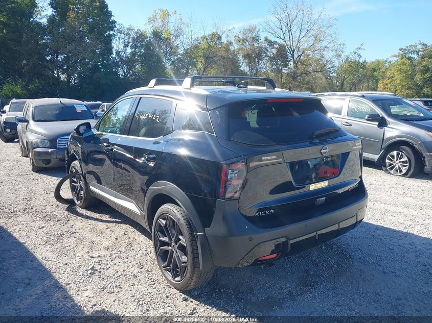 Vin: 3n8ap6db2sl340419, lot: 46756191, nissan kicks sr intelligent awd 20253