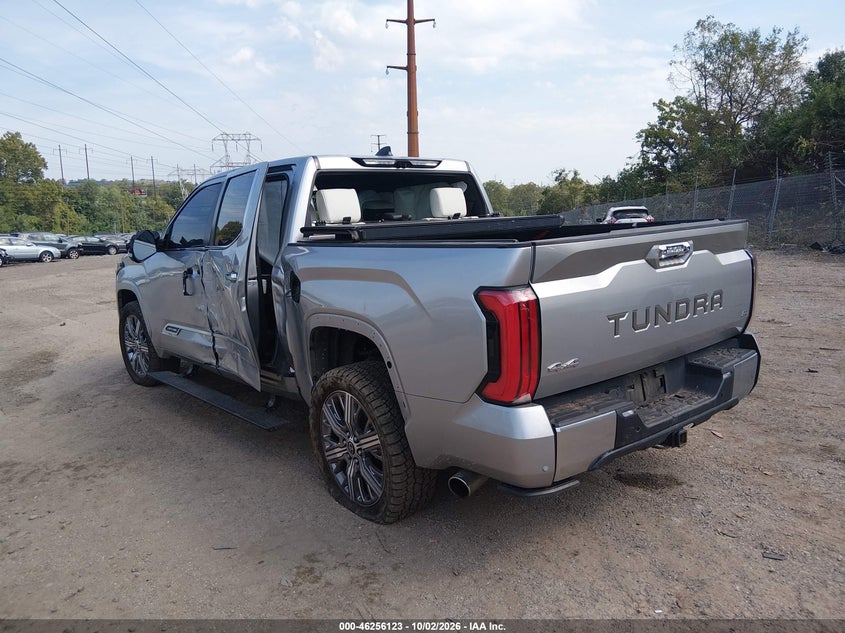 Vin: 5tfvc5db3rx075740, lot: 46756192, toyota tundra hybrid capstone 4wd 20243