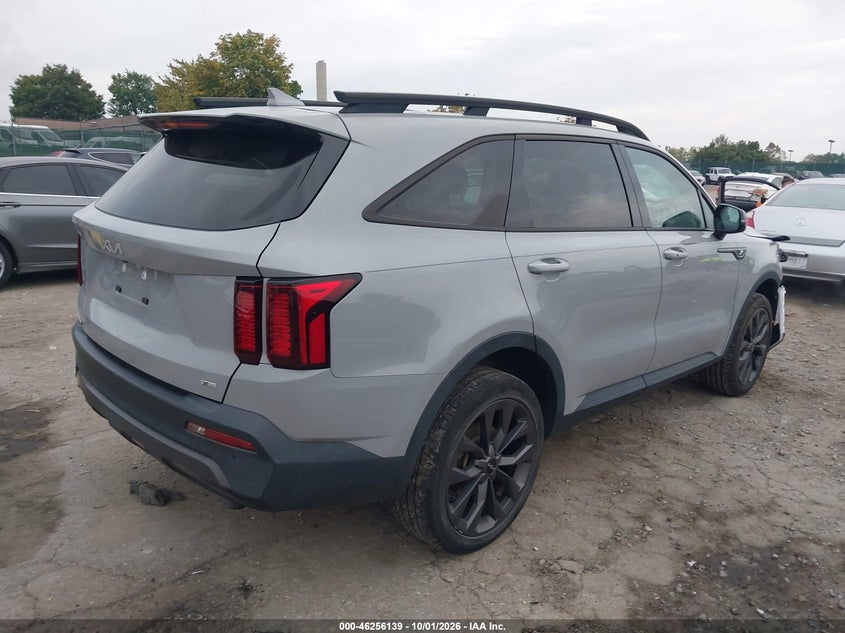 Vin: 5xyrhdlfxpg250812, lot: 46756208, kia sorento x-line ex 20234