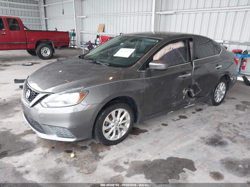 Vin: 3n1ab7ap8gy238653, lot: 46756219, nissan sentra s 20162
