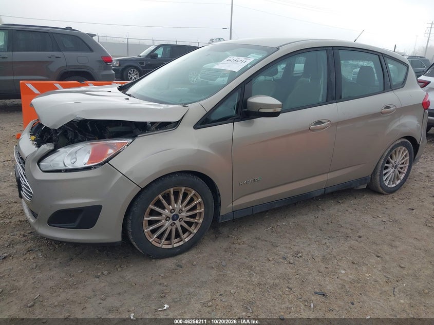 2015 Ford C-Max Hybrid Se, Front End, IAAI, VIN 1FADP5AU1FL118938 — photo 2