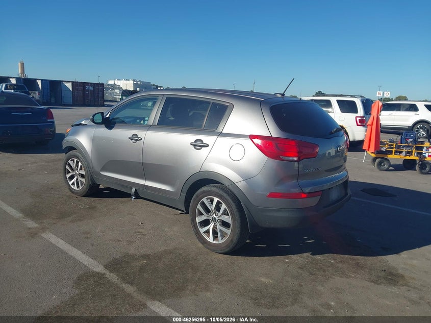Vin: kndpb3ac4g7832249, lot: 46756364, kia sportage lx 20163