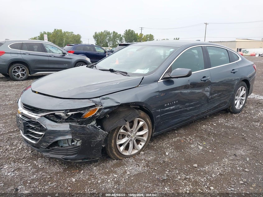 Vin: 1g1zd5st7kf149045, lot: 46756392, chevrolet malibu lt 20192