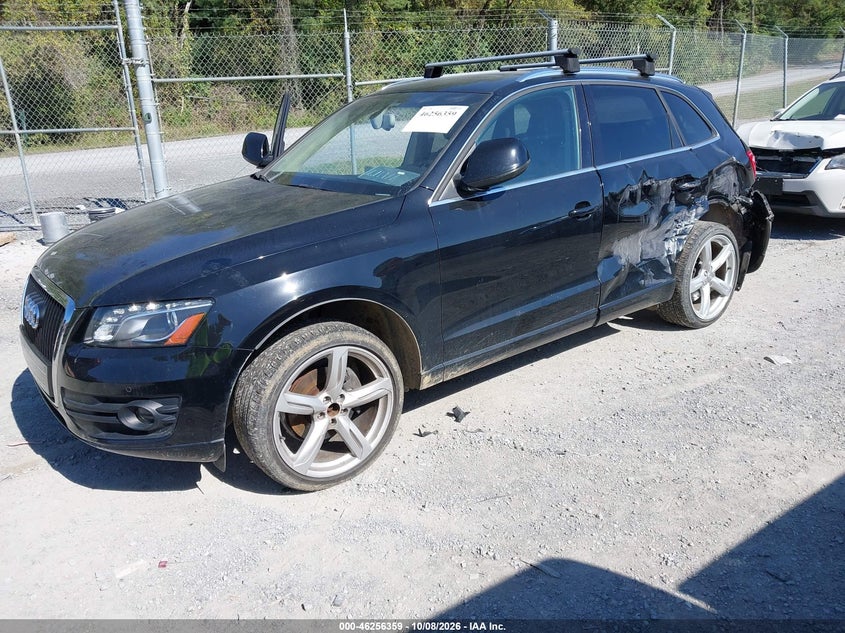 2010 Audi Q5 3.2 Premium, Левый зад, IAAI, VIN WA1VKAFP0AA093327 — фото 2