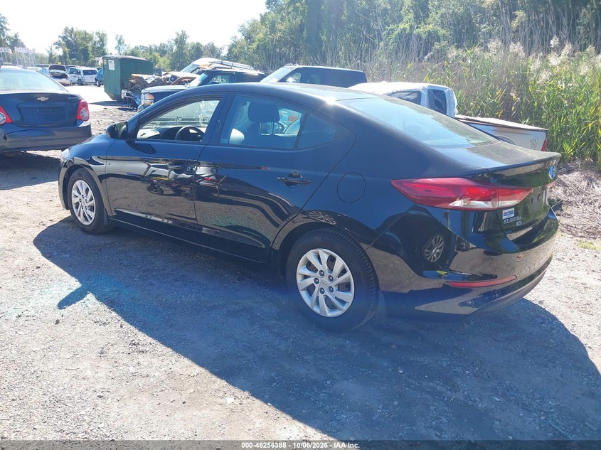 Vin: 5npd74lf1jh331503, lot: 46756457, hyundai elantra se 20183