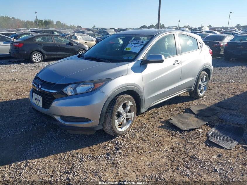 2017 Honda Hr-V Lx, Right Front, IAAI, VIN 3CZRU6H35HG708985 — photo 2