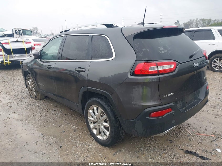 Vin: 1c4pjmds8gw169737, lot: 46756488, jeep cherokee limited 20163