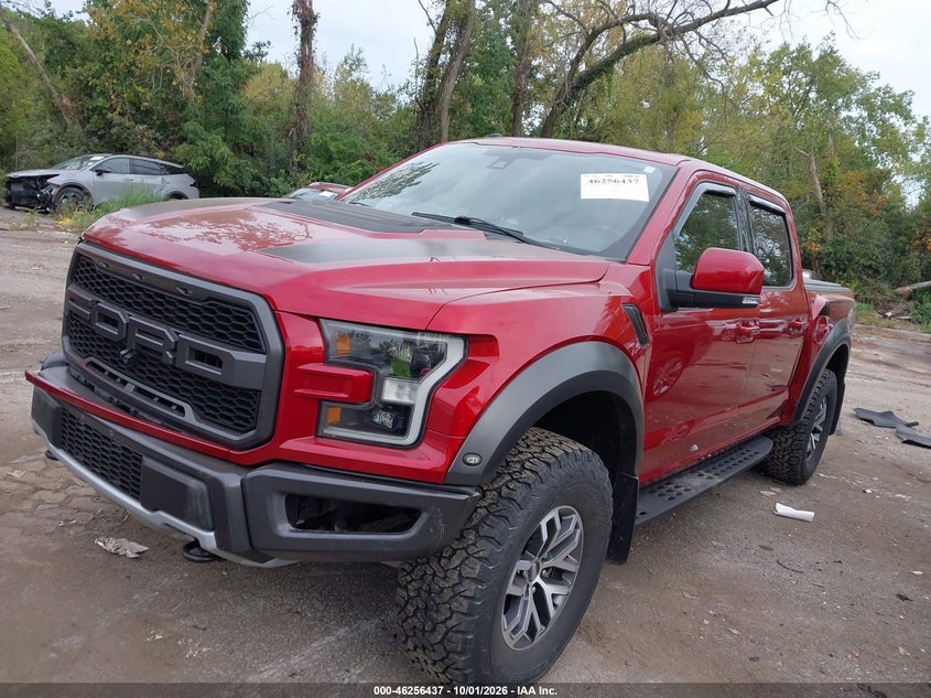 Vin: 1ftfw1rg1jfd50167, lot: 46756506, ford f-150 raptor 20182