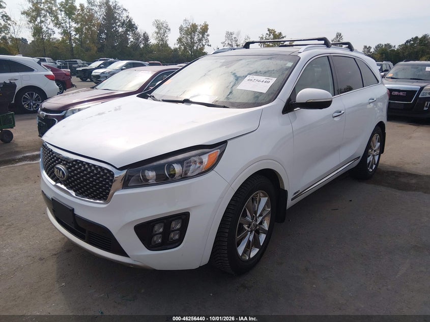 Vin: 5xypkda53hg309526, lot: 46756509, kia sorento 3.3l sxl 20172