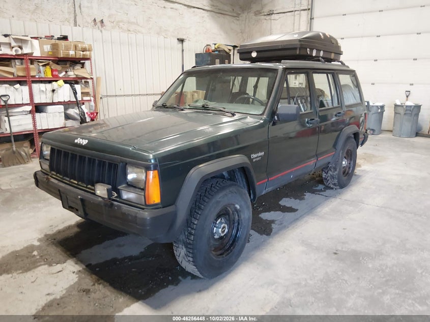 1993 Jeep Cherokee Sport, Обычный износ, IAAI, VIN 1J4FJ68S9PL583994 — фото 2