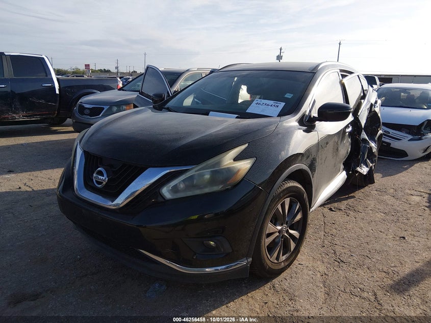 Vin: 5n1az2mg7jn107592, lot: 46756527, nissan murano sv 20182