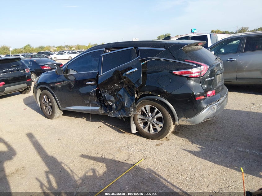 Vin: 5n1az2mg7jn107592, lot: 46756527, nissan murano sv 20183