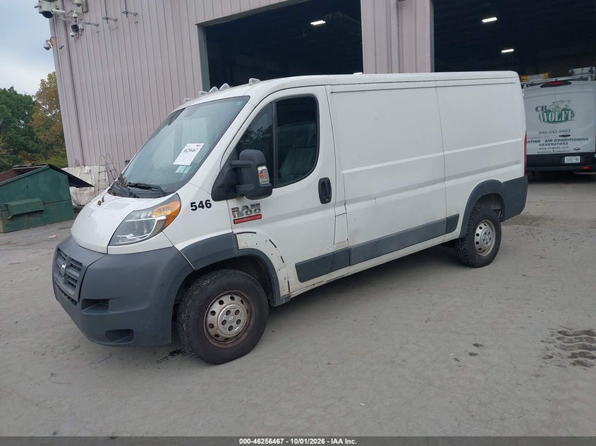 RAM PROMASTER 1500 2017 VIN 3C6TRVAG1HE511870