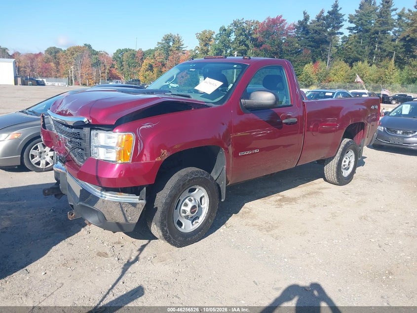 Vin: 1gt02zcg8dz273907, lot: 46756595, gmc sierra 2500hd work truck 20132