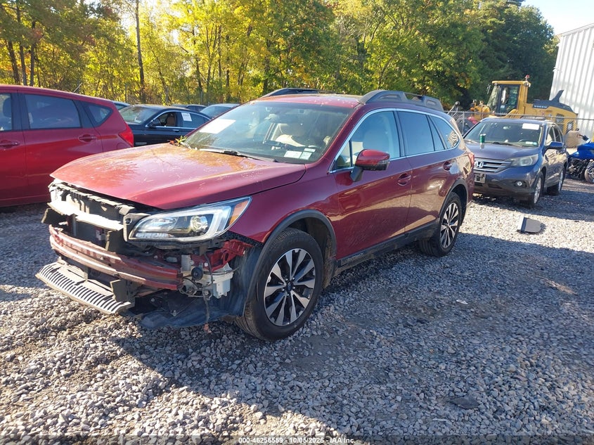 Vin: 4s4bsenc9f3294830, lot: 46756628, subaru outback 3.6r limited 20152
