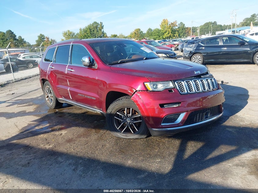 Vin: 1c4rjfjg5hc843091, lot: 46756635, jeep grand cherokee summit 4x4 20171