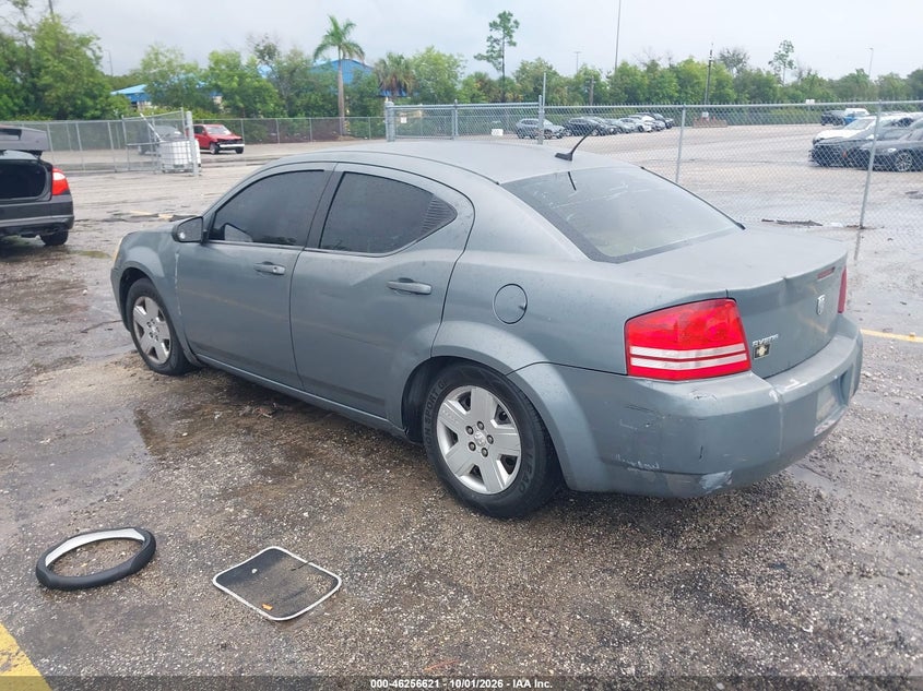 DODGE AVENGER 2008 VIN 1B3LC46K08N125875